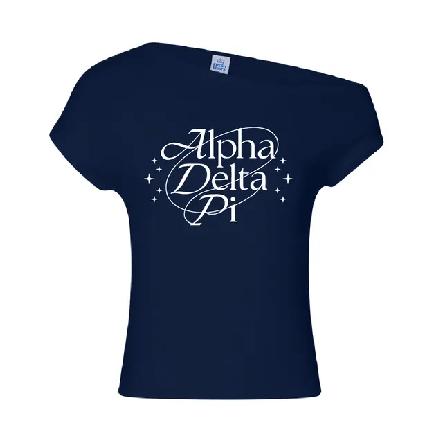 Alpha Delta Pi Flowing Script PR Shirt 2