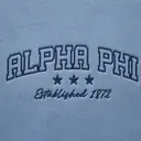 Alpha Phi Block Lettering Design PR Shirt