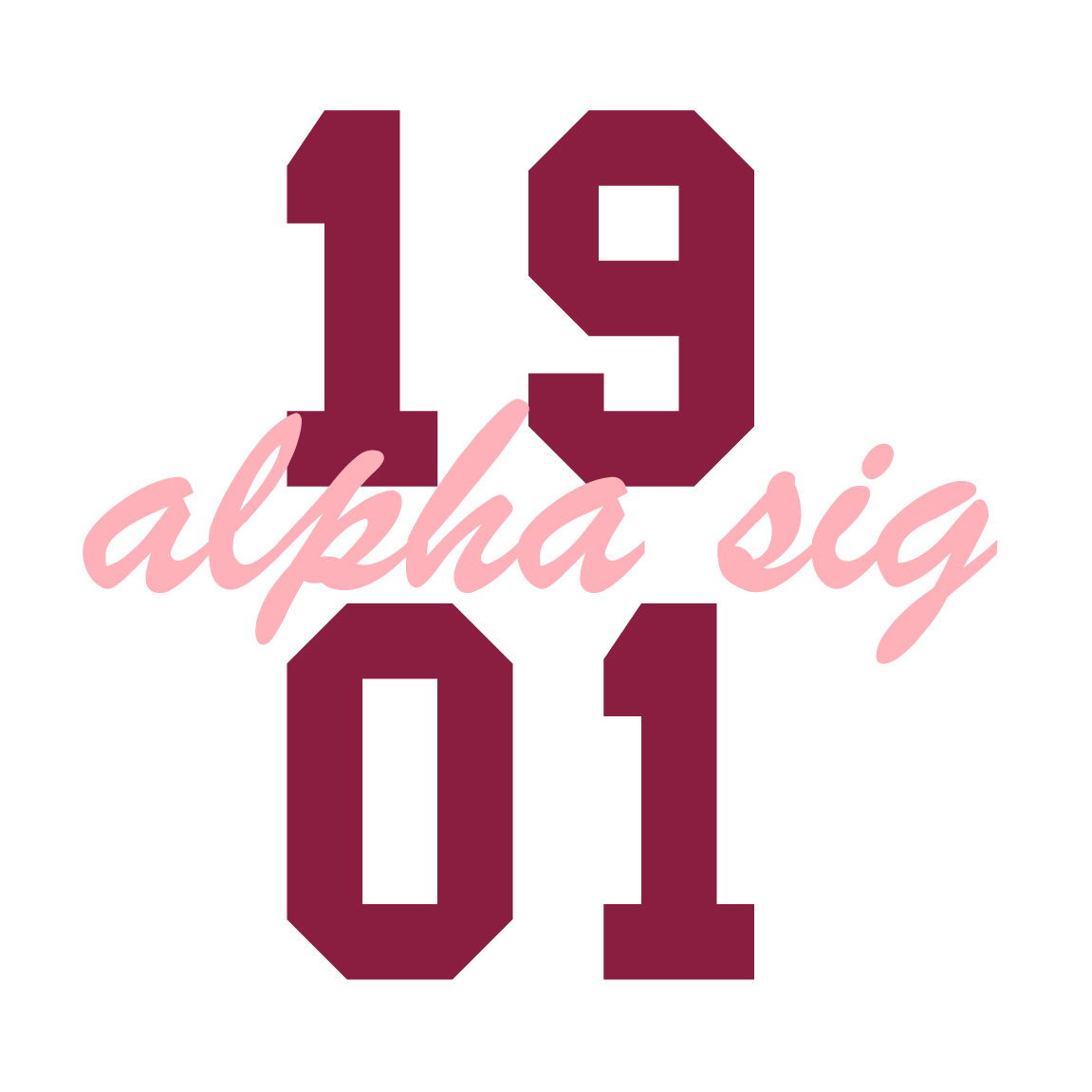 Alpha Sigma Alpha Bold Year and Script PR Shorts | Fresh Prints