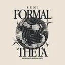 Kappa Alpha Theta Disco Sphere Semi Formal Sweater