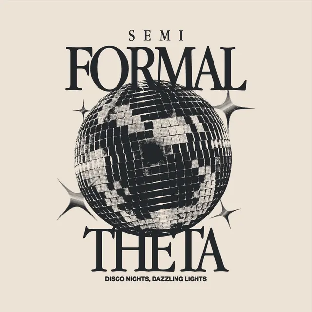 Kappa Alpha Theta Disco Sphere Semi Formal Sweater