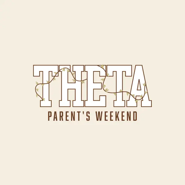 Kappa Alpha Theta Vine Lettering Parent's Weekend Hoodie