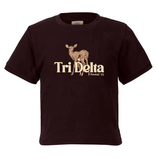 Delta Delta Delta Fawn Illustration Formal Shirt 2