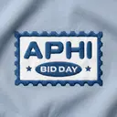 Alpha Phi Block Lettering Bid Day Sweater
