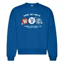 Women's Volleyball Game Set Match Text PR Crewneck 2