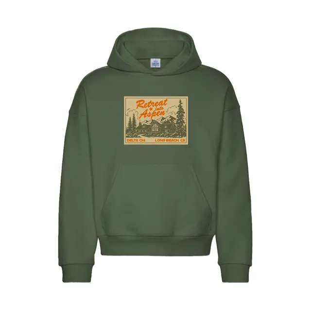 Delta Chi Mountain Lodge Retreat Hoodie 2