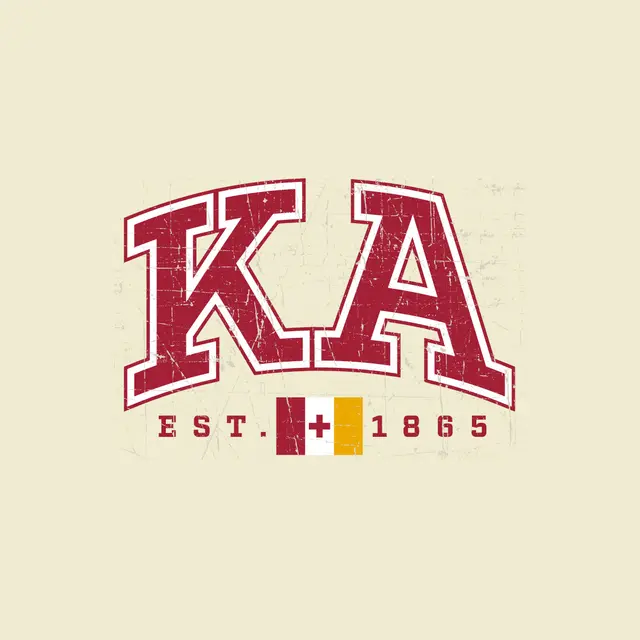 Kappa Alpha Order Vintage Bold Text PR Shirt