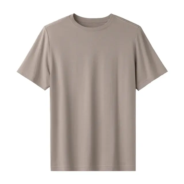 Rhone Origin Tee Foggy Taupe Front