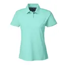 Nautica Ladies' Saltwater Stretch Polo n17923 Cool Mint Front