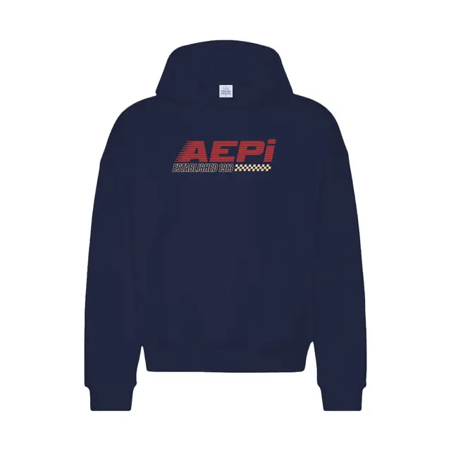 Alpha Epsilon Pi Speed Stripe Design PR Hoodie 2