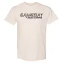 Delta Gamma Animal Print Text Game Day Shirt 2