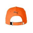Customizable Puma Golf Adult Pounce Adjustable Cap 22673 Vibrant Orange Back