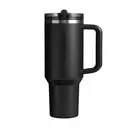 Stanley Quencher ProTour Flip Straw Tumbler 30 oz Black Front