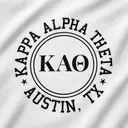 Kappa Alpha Theta Circular Logo PR Shorts