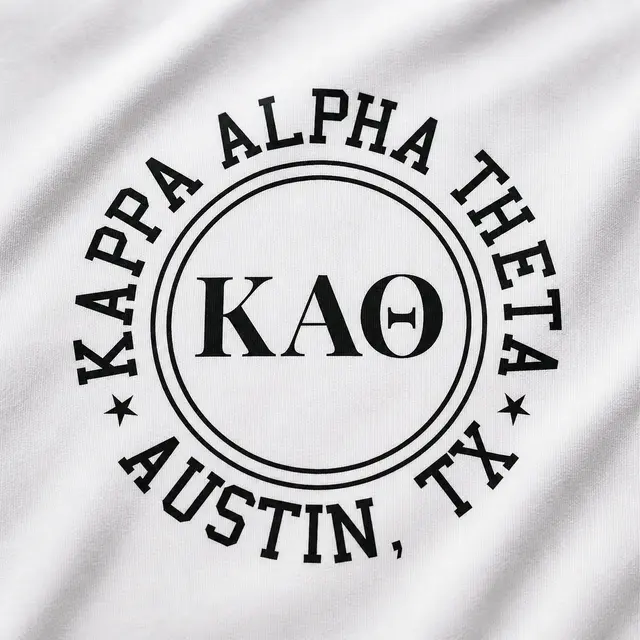 Kappa Alpha Theta Circular Logo PR Shorts