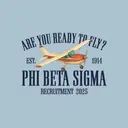 Phi Beta Sigma Vintage Airplane Graphic Recruitment Hoodie