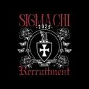 Sigma Chi Gothic Crest and Rose Recruitment Shirt