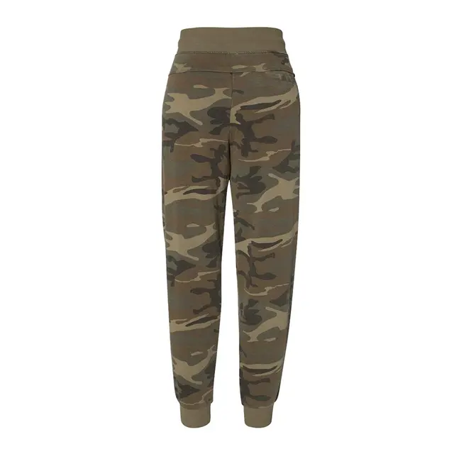 Customizable Alternative Campus Burnout French Terry Joggers 8625 Camo Back
