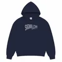 Sigma Chi Stacked Serif Text PR Hoodie 2