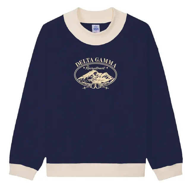 Delta Gamma Mountain Graphic Rush Sweater 2