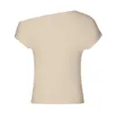 Fresh Prints Chloe Off the Shoulder Top Macadamia mto Back MtoASP2026