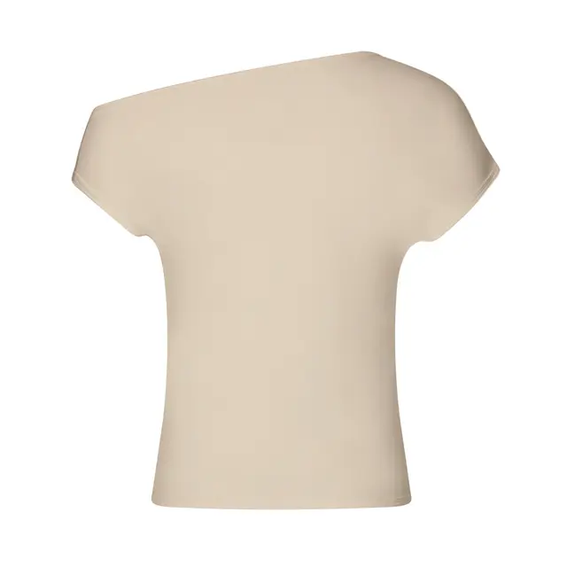 Fresh Prints Chloe Off the Shoulder Top Macadamia mto Back MtoASP2026