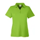 Core 365 Women's Fusion ChromaSoft™ Pique Polo Acid Green Front