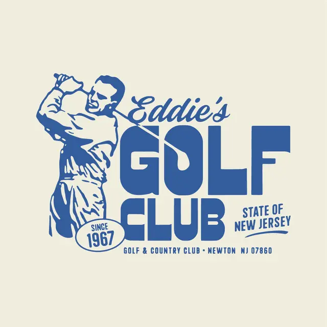 Eddie's Golfer Illustration Club Tanks