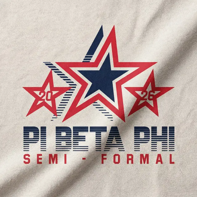 Pi Beta Phi Star Emblem Semi Formal Crewneck