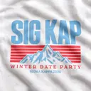 Sigma Kappa Mountain Illustration Date Party Sweater