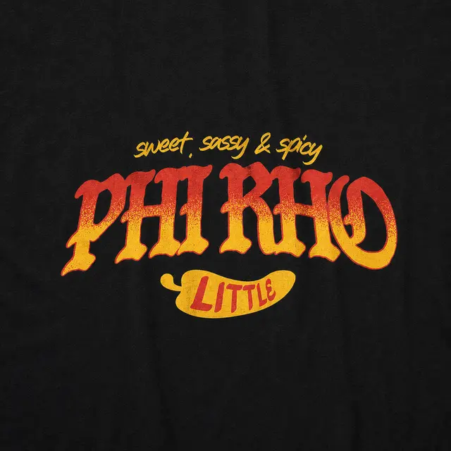Phi Sigma Rho Bold Lettering Big Little Reveal Shirt