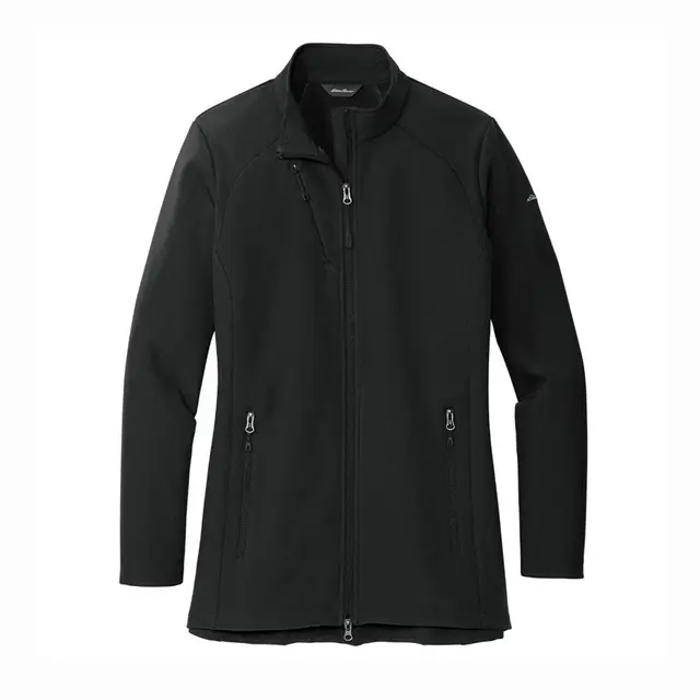 Eddie Bauer Ladies Stretch Soft Shell Jacket eb545 Deep Black Front