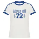 Alpha Phi Block Letters and Stars PR Shirt 2