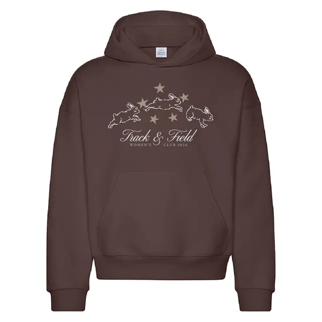 Women's Track & Field Club Hopping Bunnies PR Hoodie 2