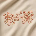 Psi Upsilon Playful Bear Illustration Rush Hoodie