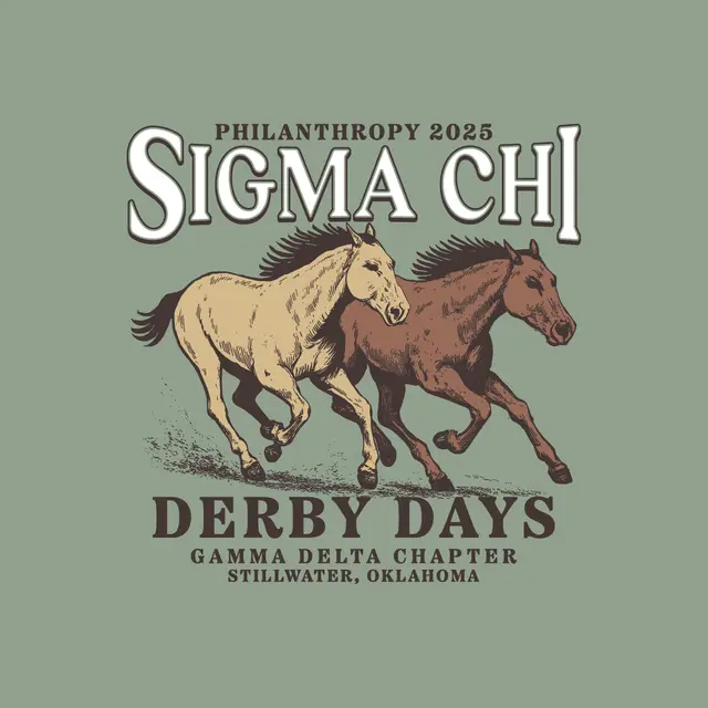 Sigma Chi Racing Horses Philanthropy Shirt