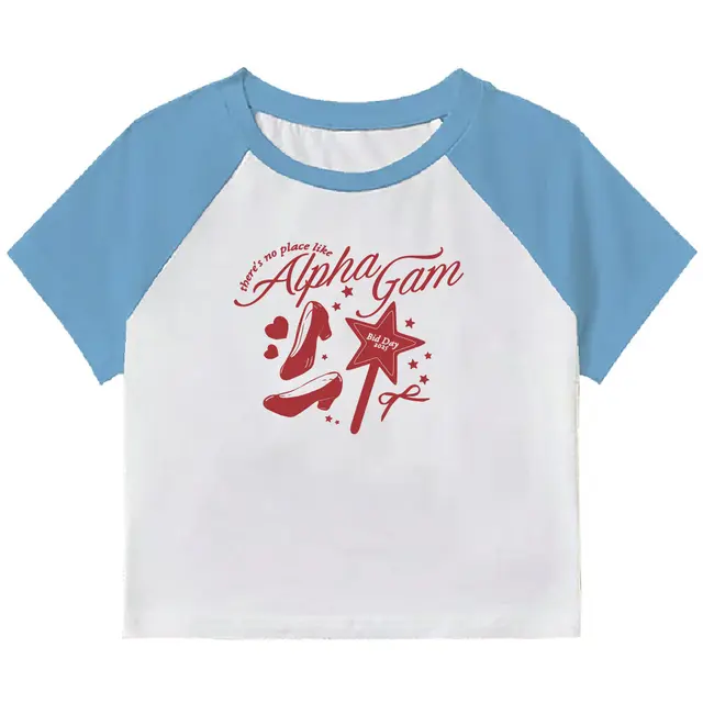 Alpha Gamma Cute Shoes and Wand Bid Day Shirt 2