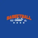 Basketball Club Dotted Block Lettering with Stars Crewneck