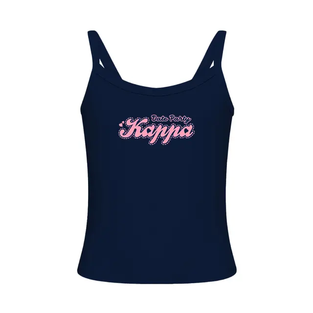 Kappa Kappa Gamma Hand Drawn Lettering Date Party Tank 2