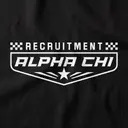 Alpha Chi Omega Recruitment Block Lettering Tank