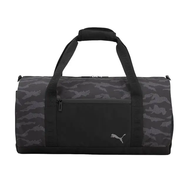 Camo Barrel Duffel Puma Black Back
