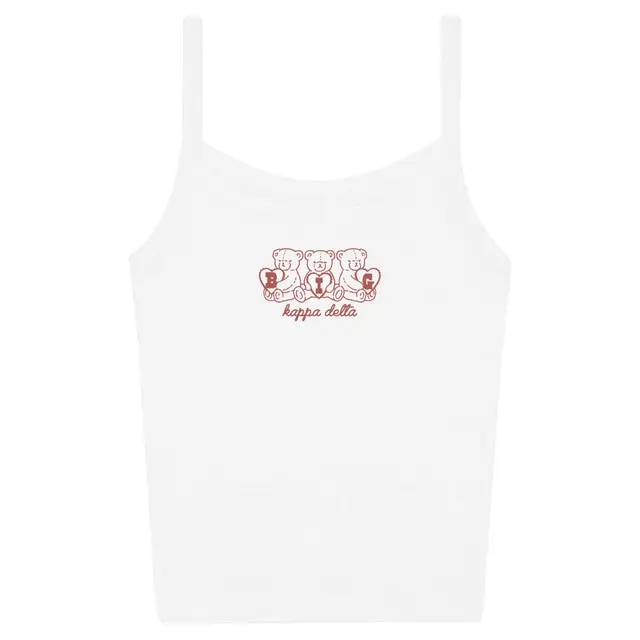 Kappa Delta Teddy Bear Heart Big Little Reveal Tank 2