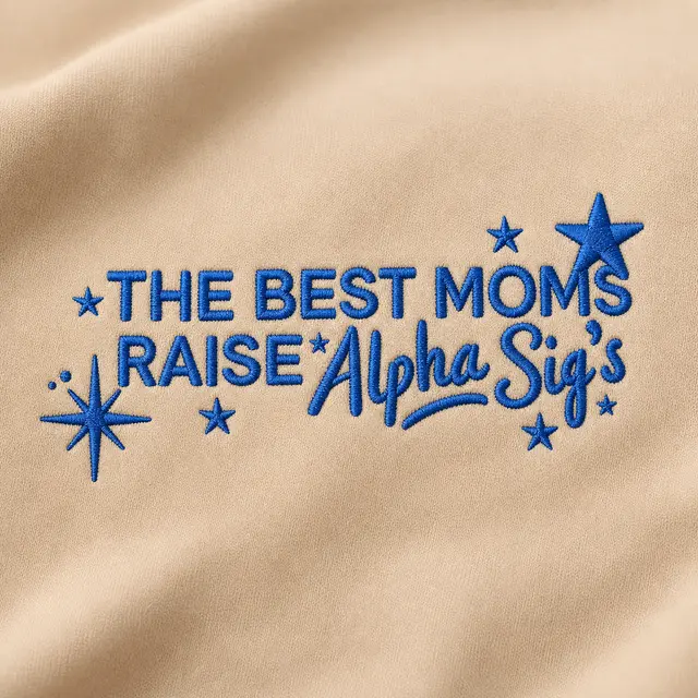 Alpha Sigma Alpha Star Illustrations Parent's Weekend Tote