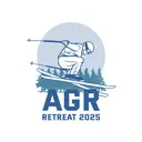 Alpha Gamma Rho Skier Illustration Retreat Sweatpants