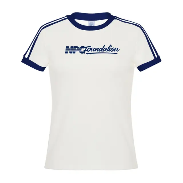 National Panhellenic Conference Striped Lettering Philanthropy Shirt 2