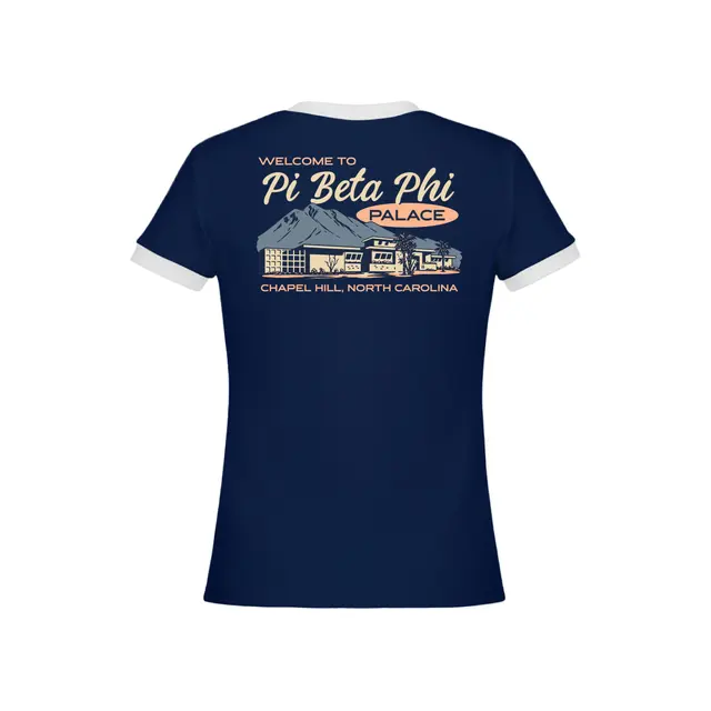Pi Beta Phi Mountain Graphic Rush Shirt 2