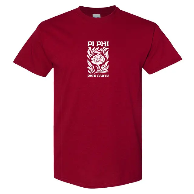 Pi Beta Phi Floral Motif Date Party Shirt 2