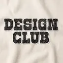 Design Club Polka Dot Typography PR Sweater