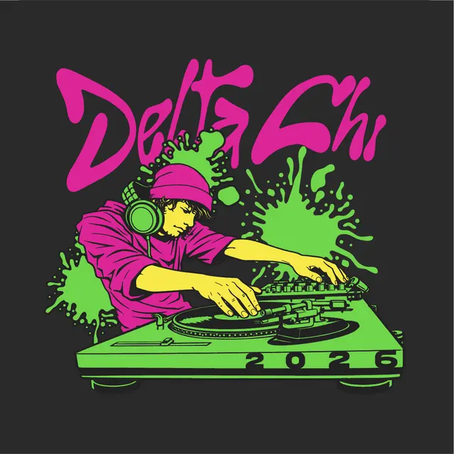 Delta Chi DJ Graphic PR Shirt