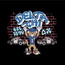Delta Chi Graffiti Cat with Police Cars PR Shirt